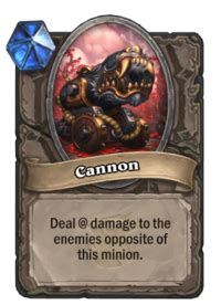 hearthstone monster hunt cannon.